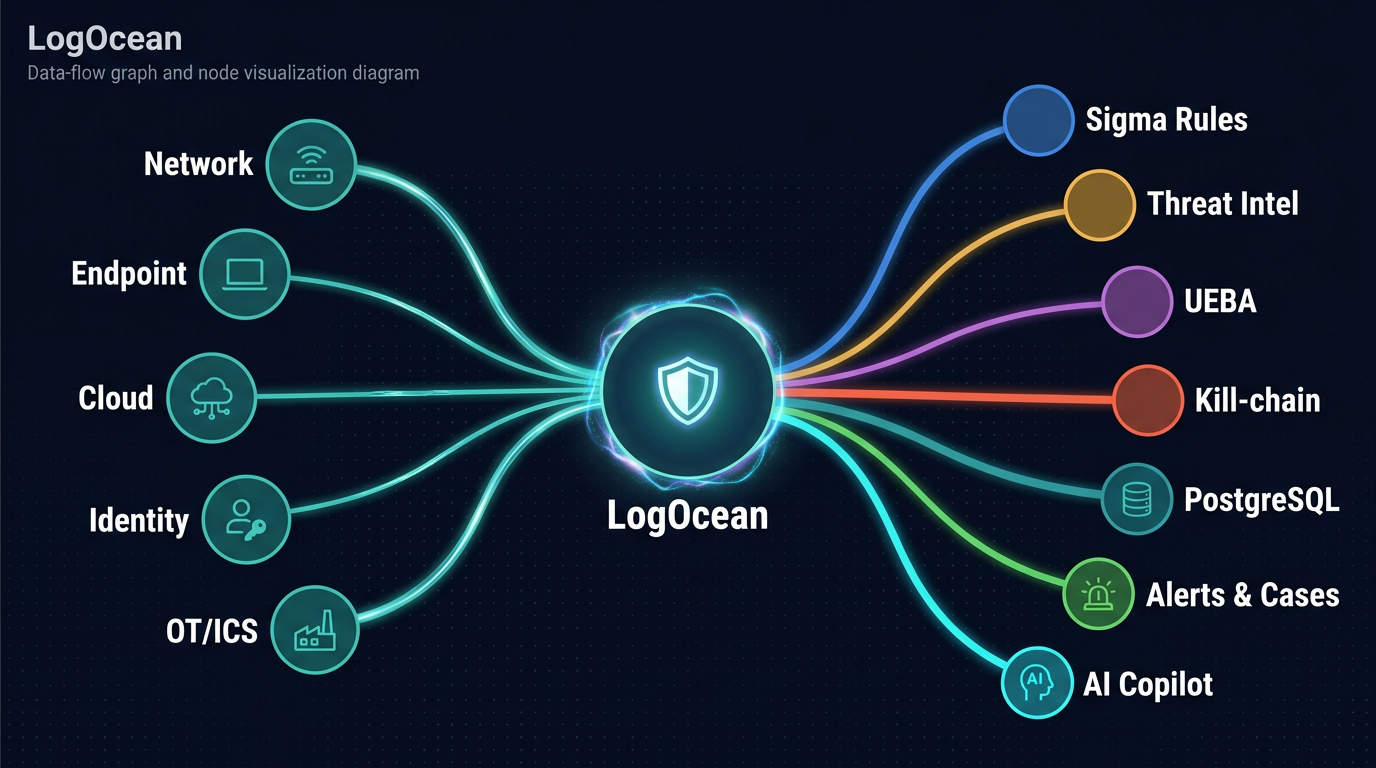 LogOcean — how it works infographic